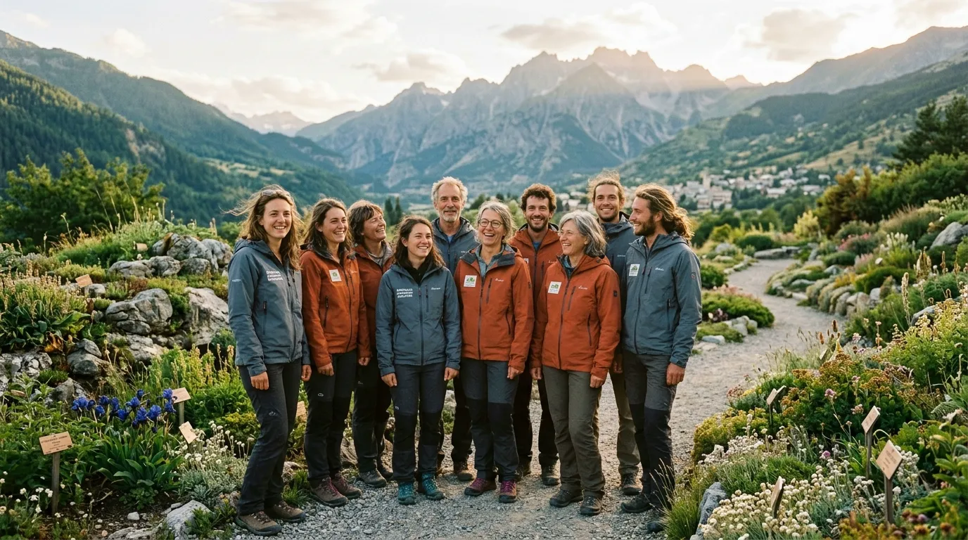Portrait chaleureux de l'équipe de bénévoles de la Maison de la Nature du Guillestrois